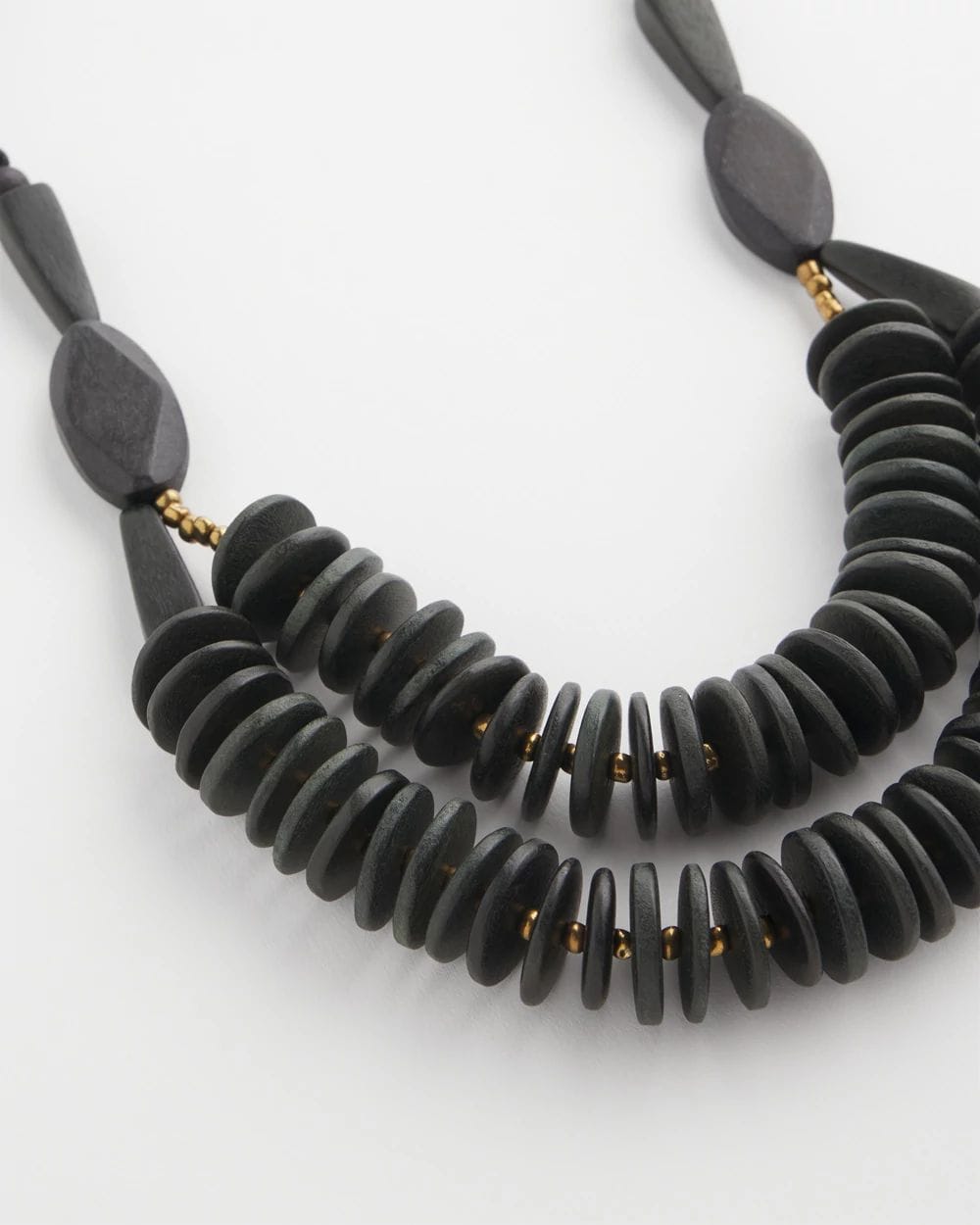 SYLCA® x Chico's Black Disk Bead Statement Necklace | Chico's